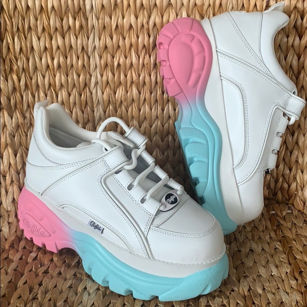 NIB Buffalo London 💕Candy Platform Sneakers - Picture 6 of 8